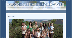 Desktop Screenshot of iehomebirth.com