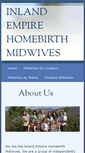 Mobile Screenshot of iehomebirth.com